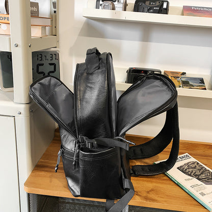 Vintage Leder Reise Rucksack Brehn