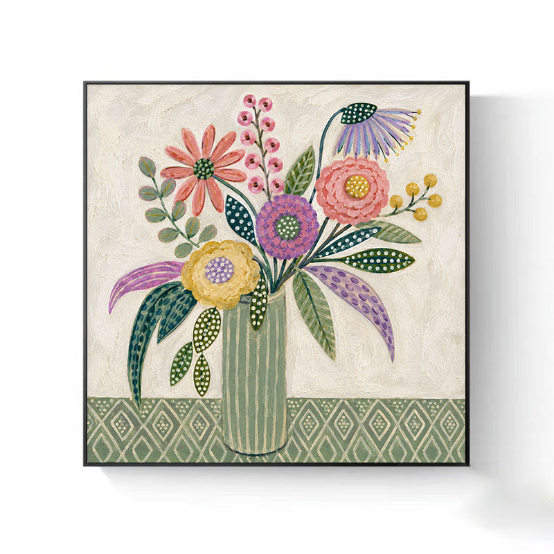 Florale dekorative Leinwandkunst