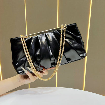 Faltende Kettenriemen Abendhandtasche