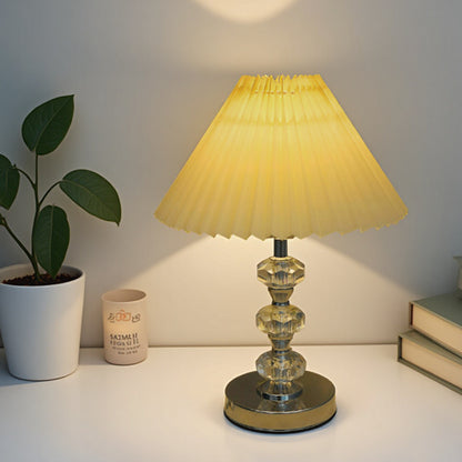 Elegante Kristall Tischlampe