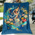 Künstlerisches kulturelles Print-Fleece-Wurfdecke