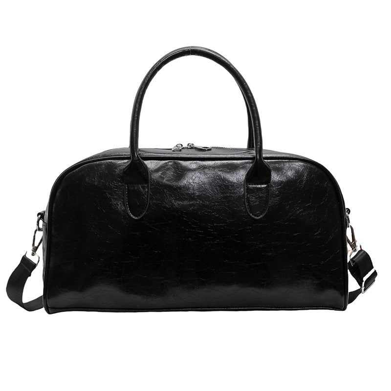 Elegante Leder Übernachtungs-Duffle Bag Brehn