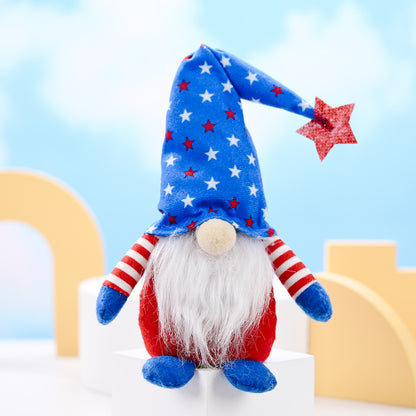 Festlicher Plüsch-Gnom-Figurine Brehn