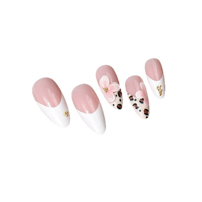 Elegante Blumen Acrylnagel Set Brehn