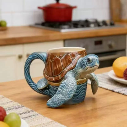 Kaffeetasse mit Schildkröten-Design Brehn