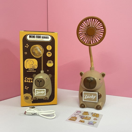 Unisex Tragbarer Handventilator im tierischen Design mit flexibler Halterung Brehn
