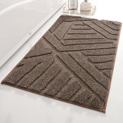 Moderne geometrische Badematte Brehn