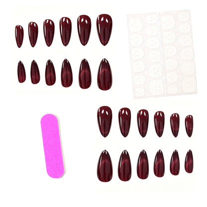 Premium Glänzende Stiletto-Nagelverzierungen Brehn