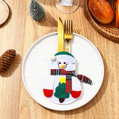 Lustige Schneemann Besteckhalterung Brehn