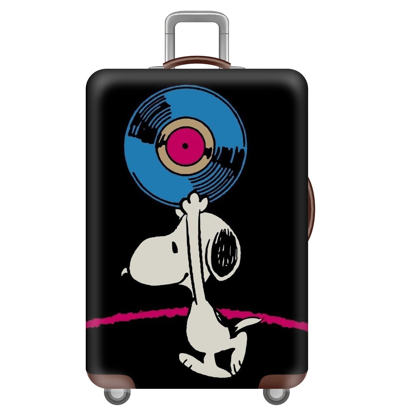 Unisex Hartschalenreisekoffer mit verspieltem Snoopy-Motiv Brehn