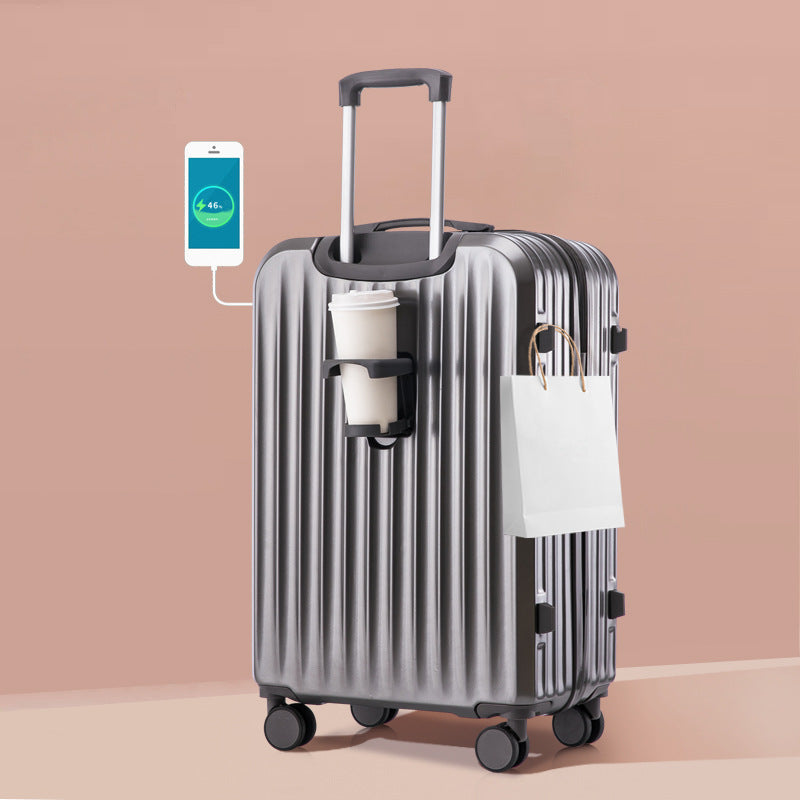 Smart Roller Gepäck mit integriertem USB-Ladeanschluss Brehn