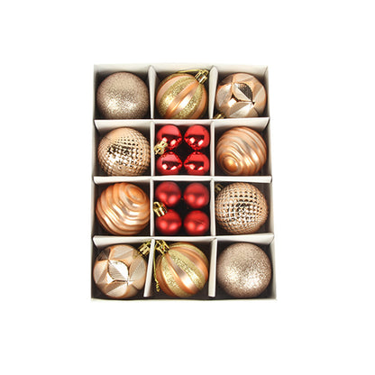 Dekoratives bruchsicheres Weihnachtsbaumkugel-Set Brehn