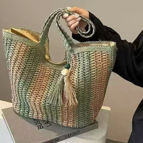 Großer Handgeknüpfter Shopper Brehn