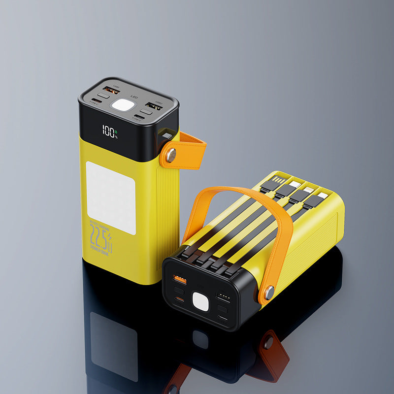 Tragbare Powerbank mit Schnellem Ladeanschluss und Led-Anzeige Brehn