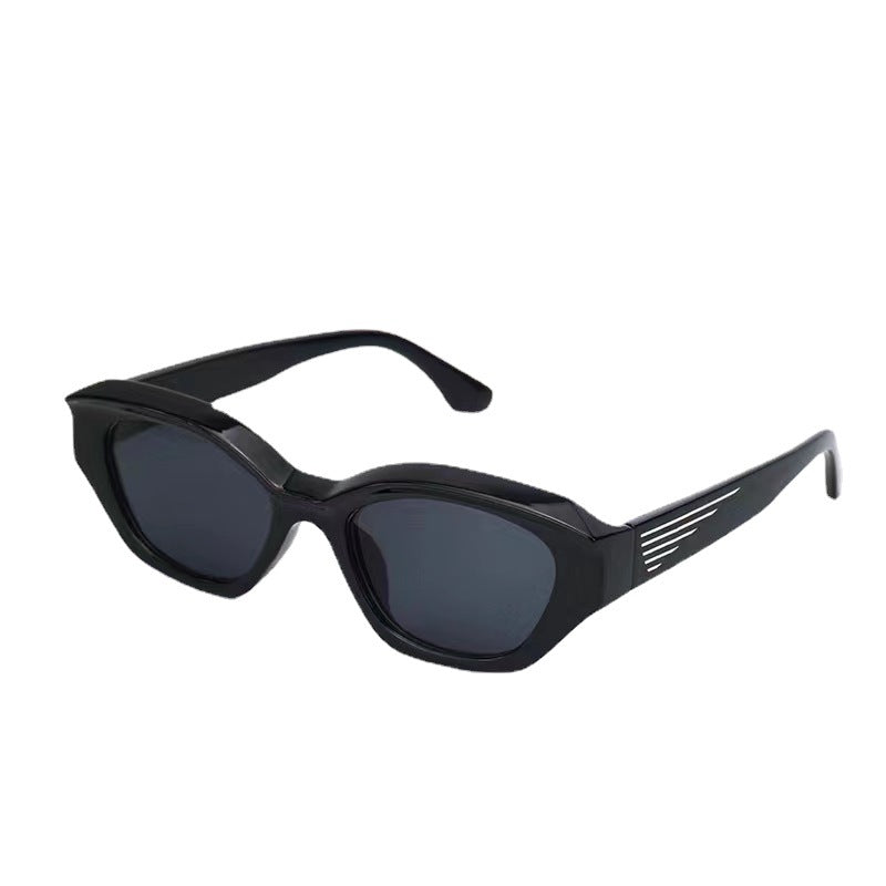 Damen Designer-Sonnenbrille mit markantem polygonalen Rahmen und UV-Schutz Brehn