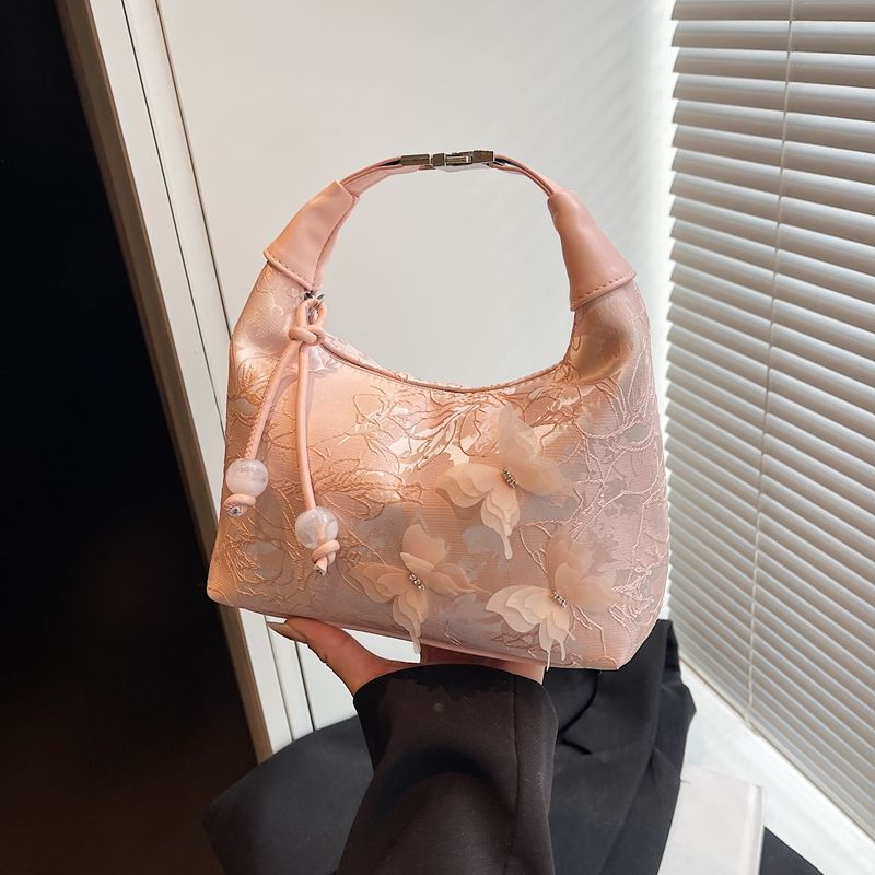 Blumenverzierte Hobo-Tasche Brehn