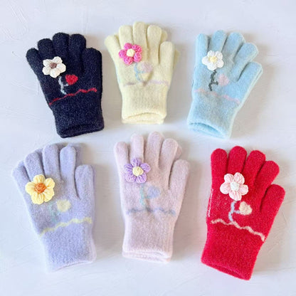 Schmetterlingsverzierte Touchscreen-Handschuhe Brehn