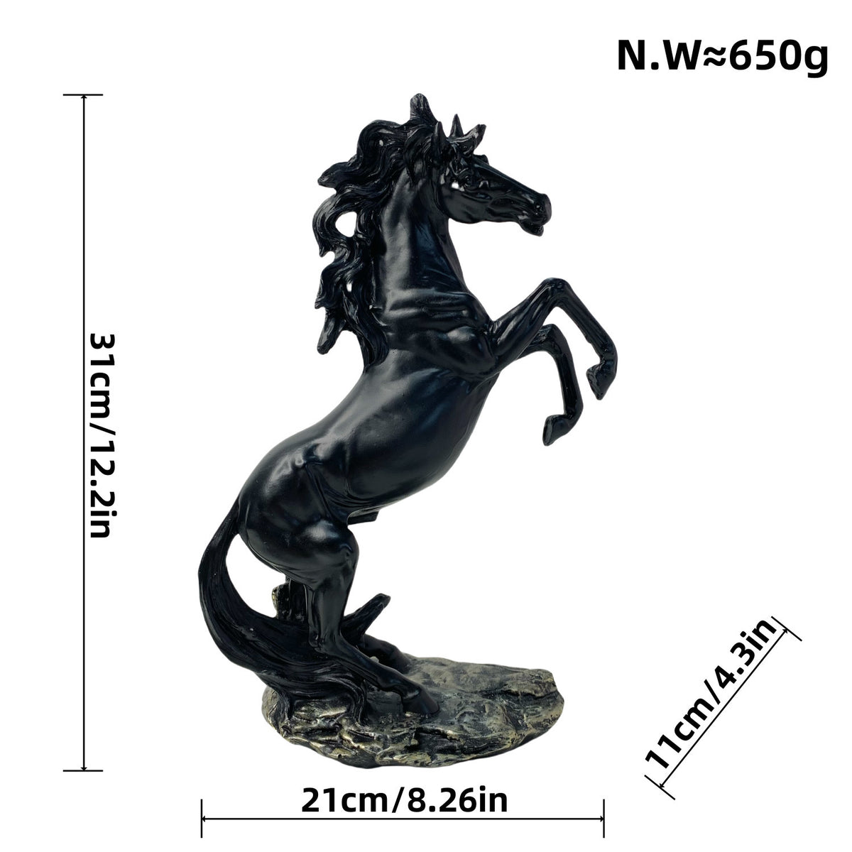 Pferde-Statuette Brehn