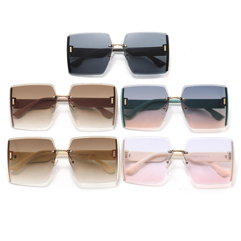 Damen Oversized Glamour Sonnenbrille Brehn