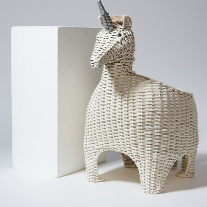 Verspielter Dekorationskorb im Einhorn-Design Brehn