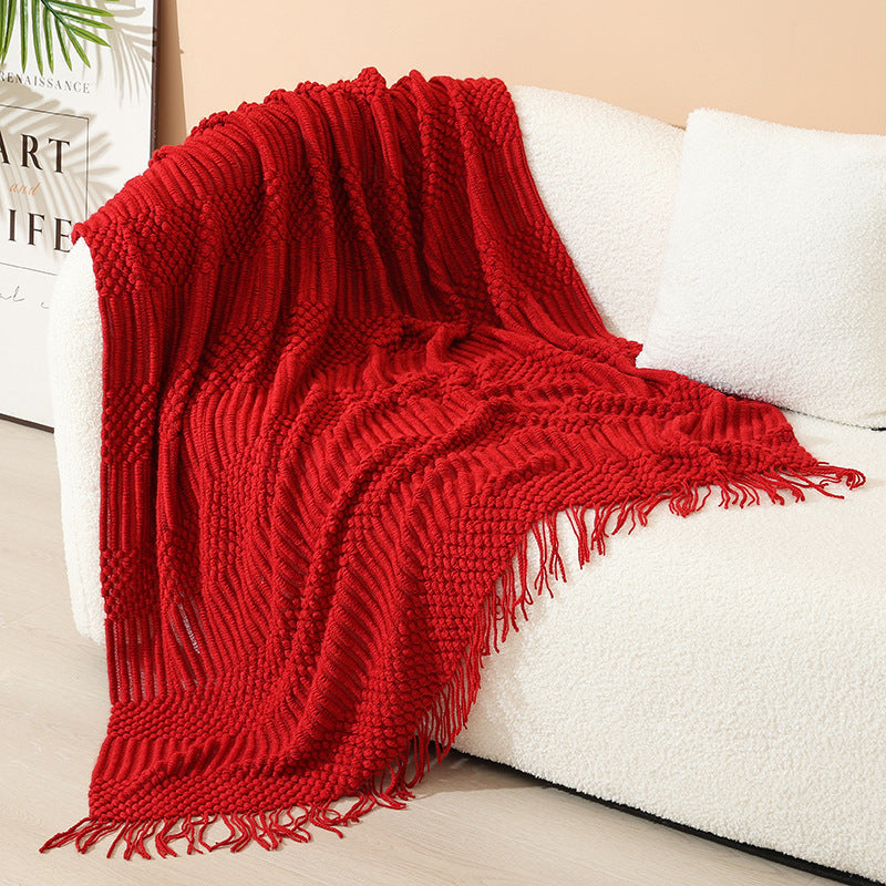 Damen stylische Wohnzimmerdecke mit Fransenmuster Brehn
