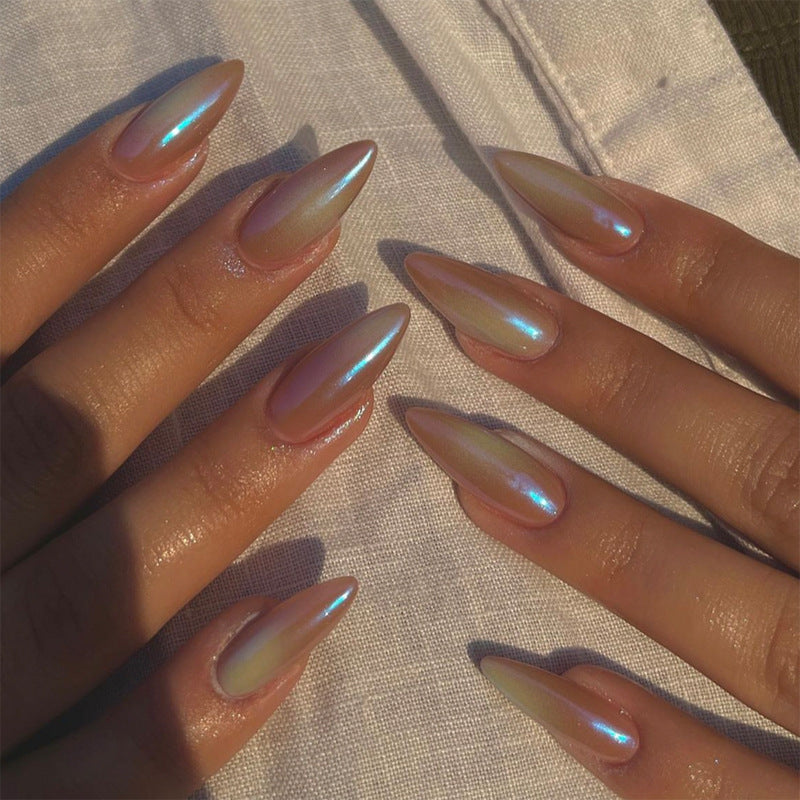 Glamouröse Glitzer-Stiletto Press-On Nägel Brehn