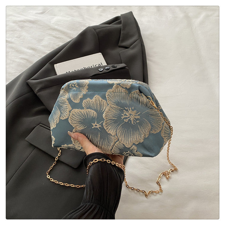 Bestickte Abendclutch Brehn
