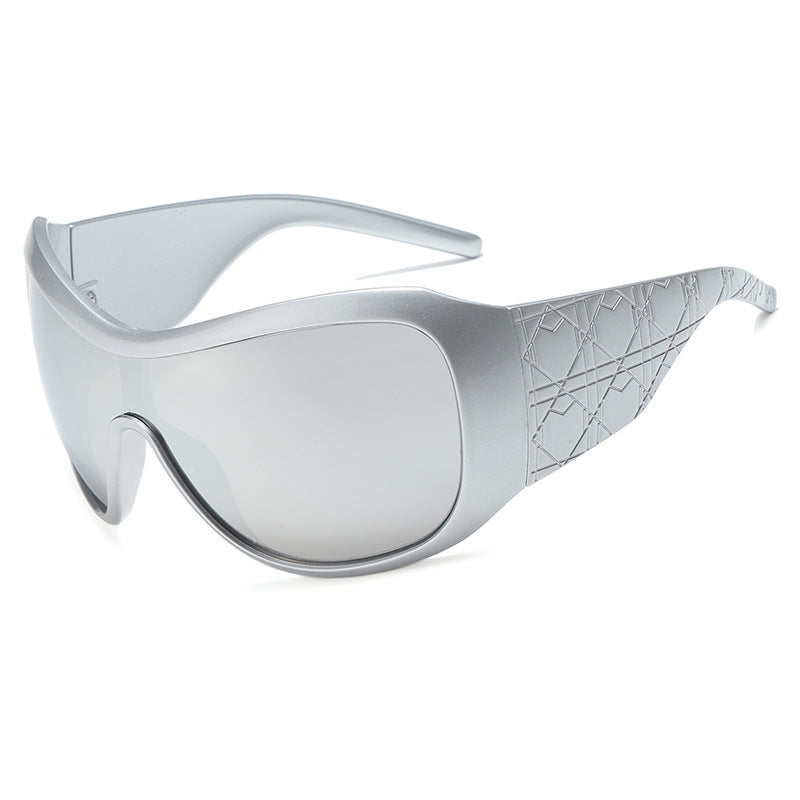 Sportive Herren-Wrap-Around-Sonnenbrille Brehn