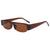 Zeitgenössische retro-inspirierte Flachlinsen-Sonnenbrille Brehn