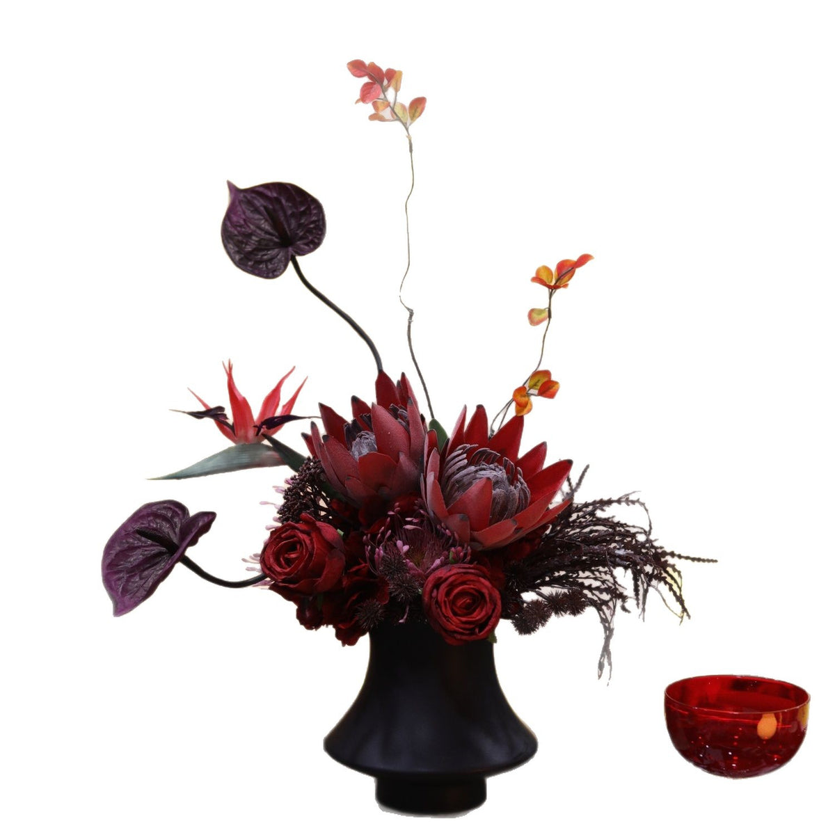 Künstlerisches florales Tischmittelstück Arrangement