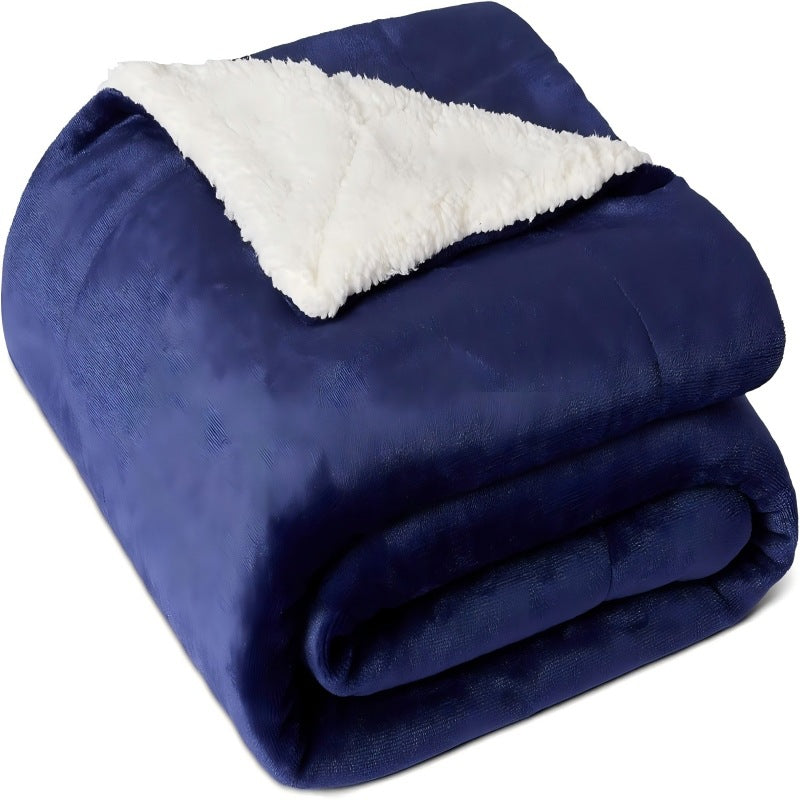 Umkehrbare Plüsch-Sherpa-Decke Brehn