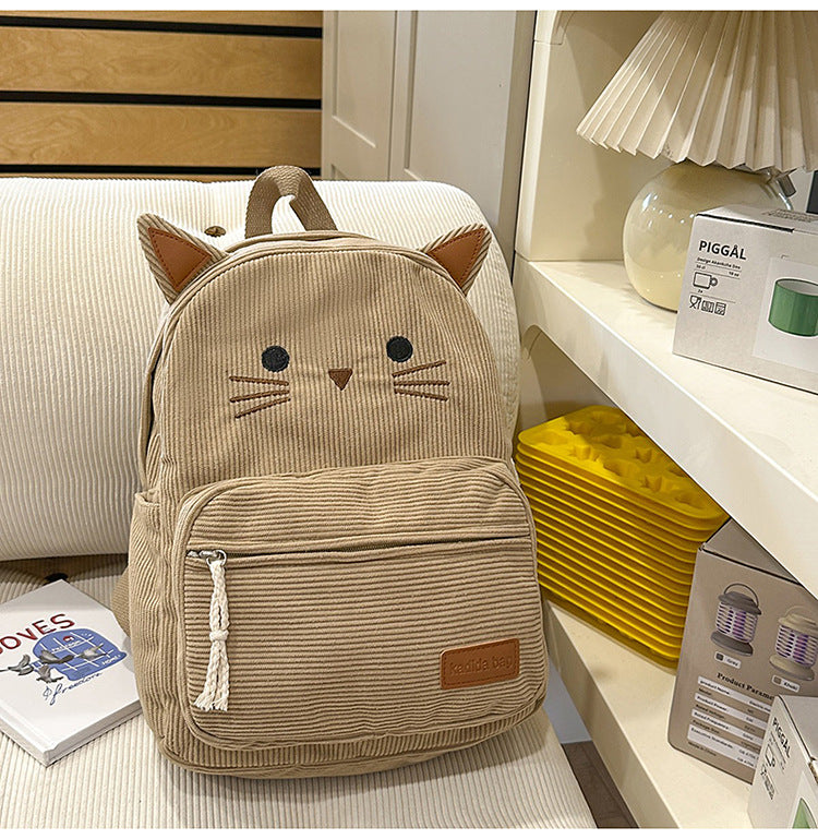 Süßer Katzenohren Mini Schul Rucksack