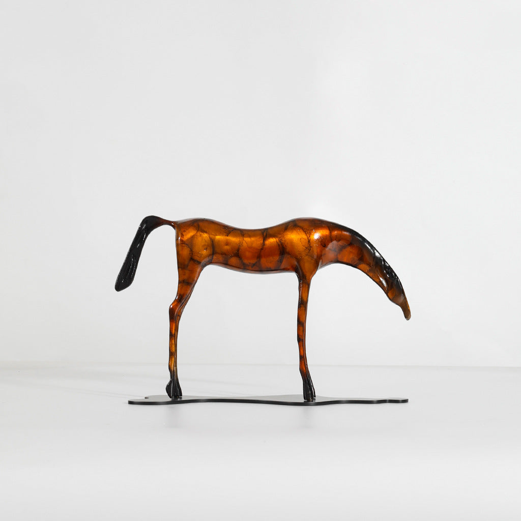 Elegante dekorative Pferdefigur