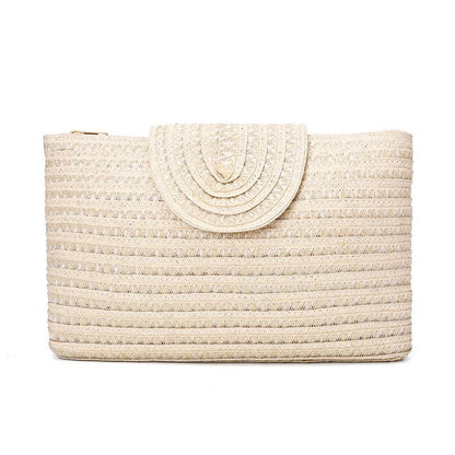 Elegante Clutch-Tasche mit Hochqualitativer Flechtstruktur Brehn
