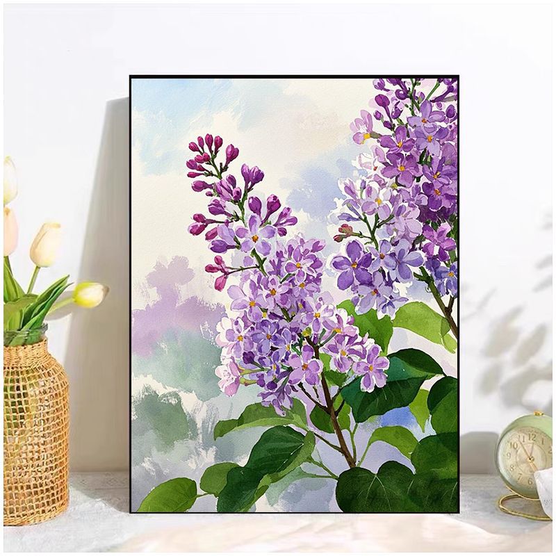 Floral Aquarell Leinwand Kunst-Druck Brehn