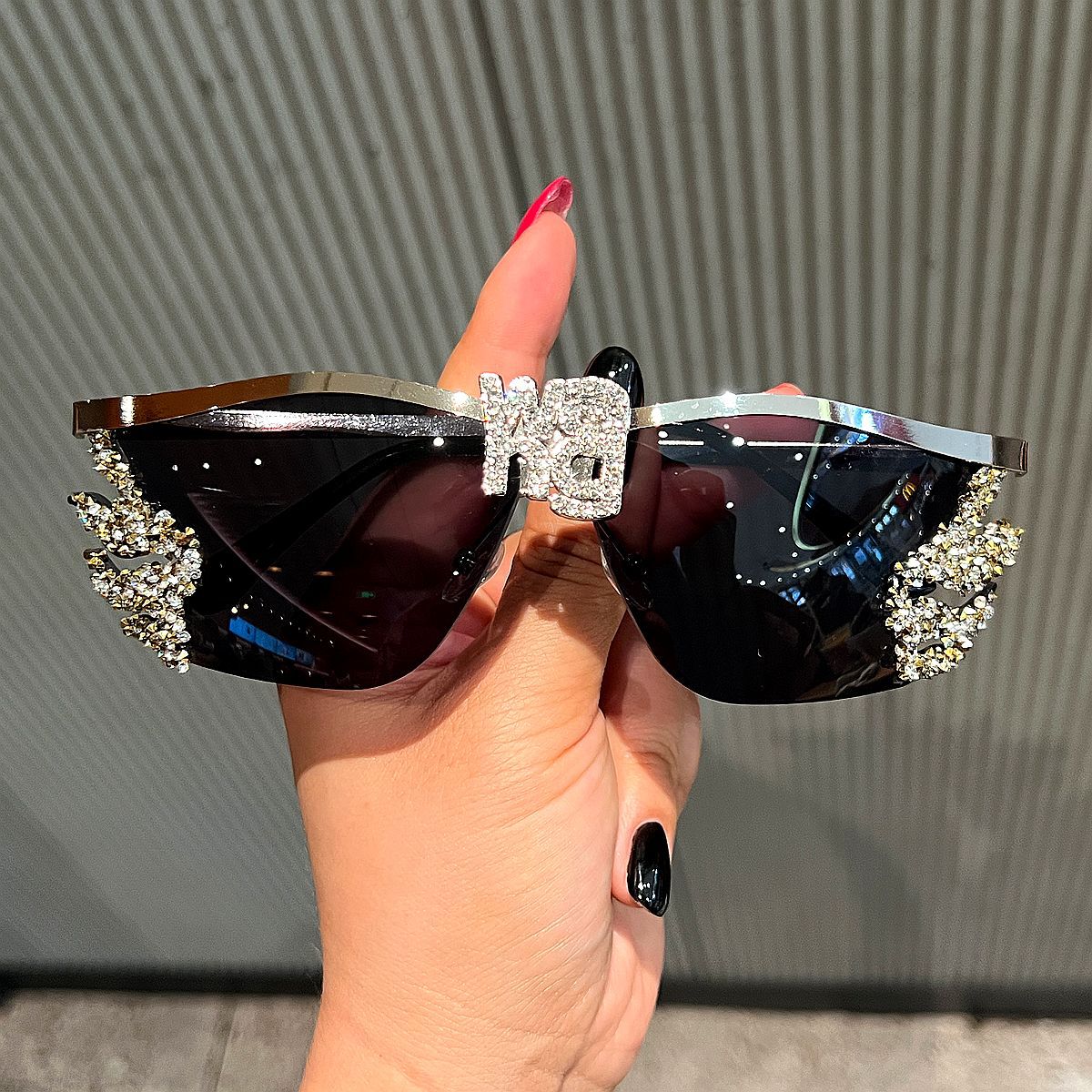 Damen Glamouröse Sonnenbrille Brehn
