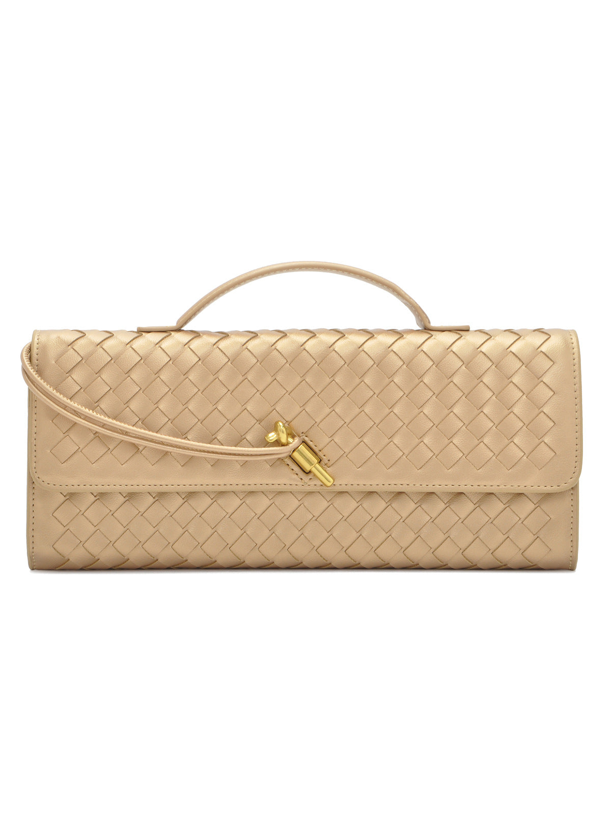Texturierte Gewebte Clutch Tasche Brehn