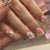 Elegantes florales Press-On-Nagelkunstset Brehn