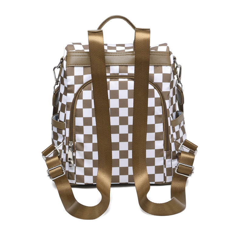 Stylische kariert Rucksack Brehn