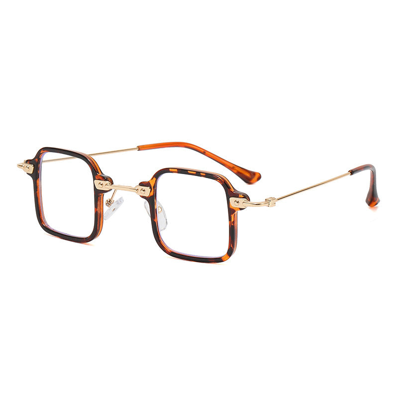 Damen geometrische Sonnenbrille mit stylischem Metallrahmen Brehn