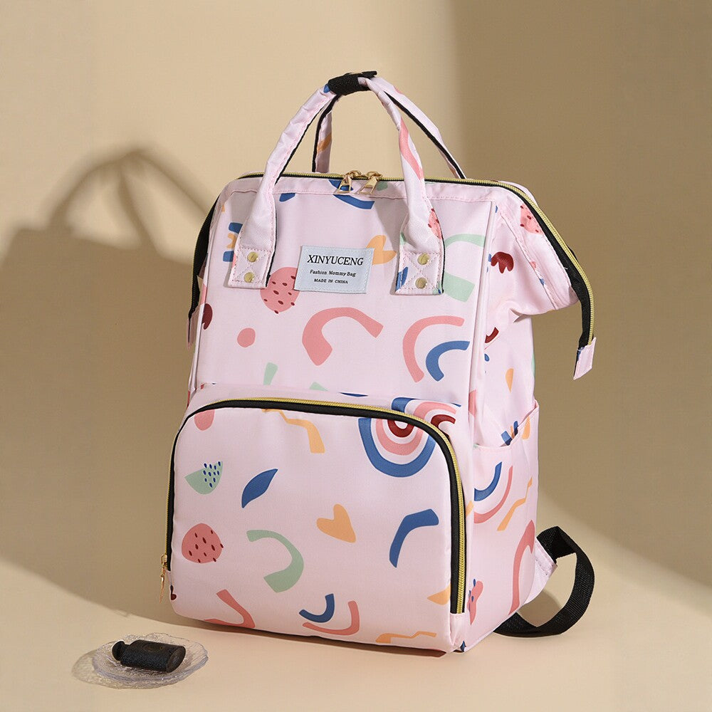 Trendiger Tierdruck Wickelrucksack Brehn