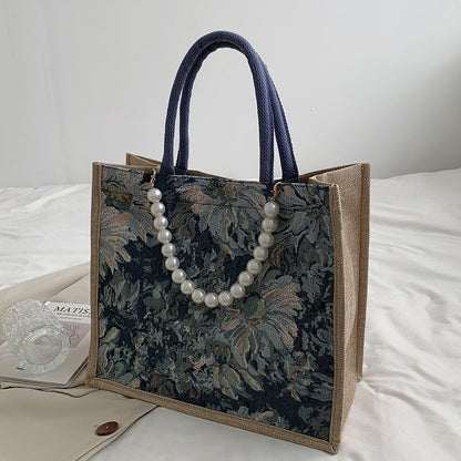 Elegante Blumenmuster Tasche