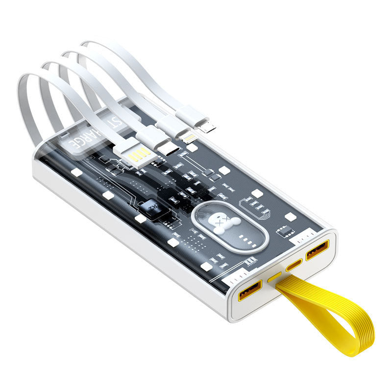 Tragbare Powerbank mit Integriertem Multiladeanschluss und Intelligenter Ladeanzeige Brehn