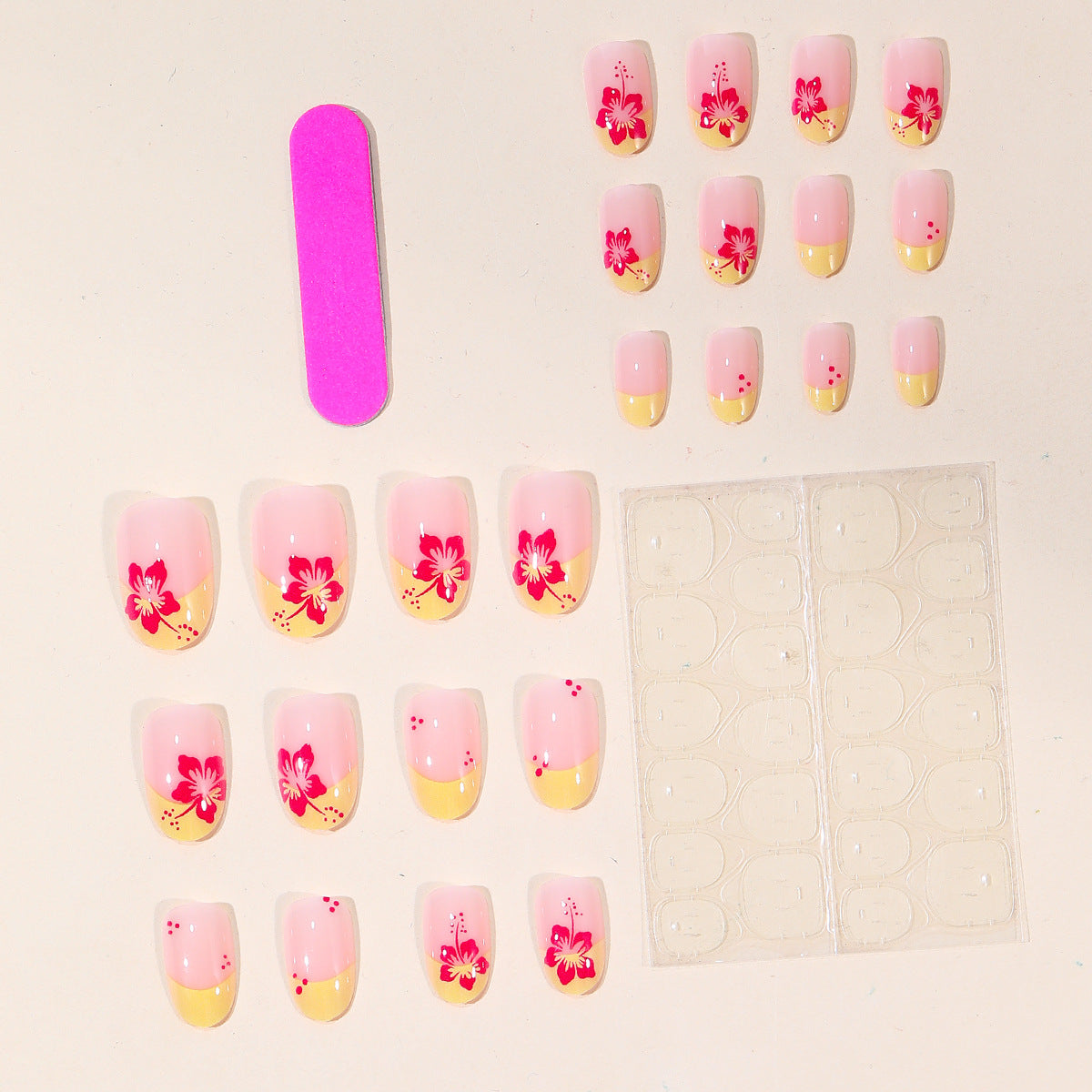 Florale französische Spitzen-Nagelkunst Brehn