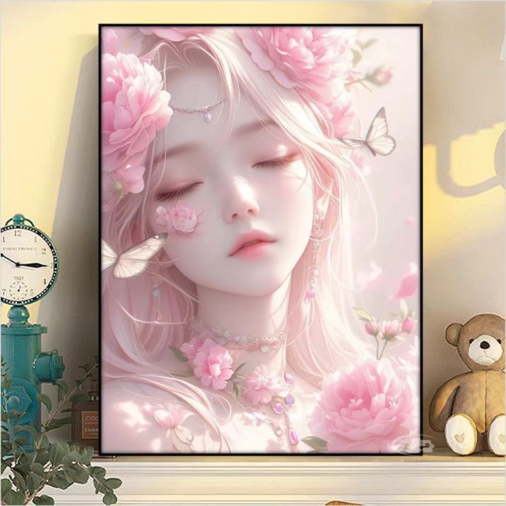 Ethereal Floral Fantasy Art Print Brehn