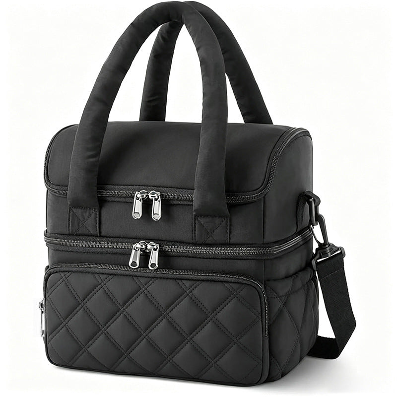 Stylische gesteppt isolierte Lunch-Tasche Brehn