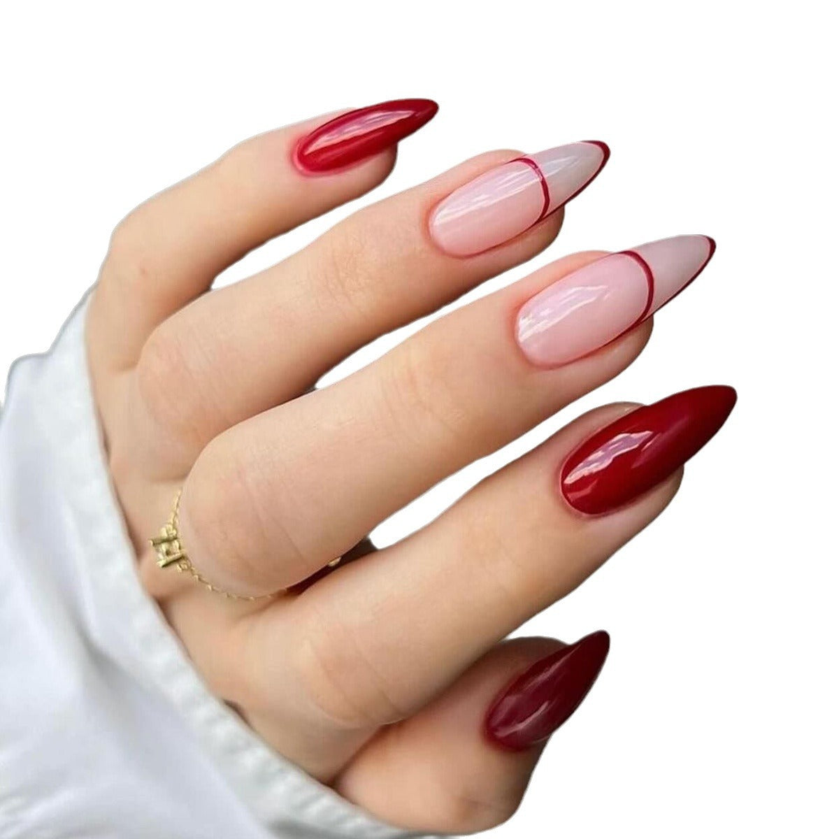 Künstlerische Lange Stiletto Nagelverlängerungen