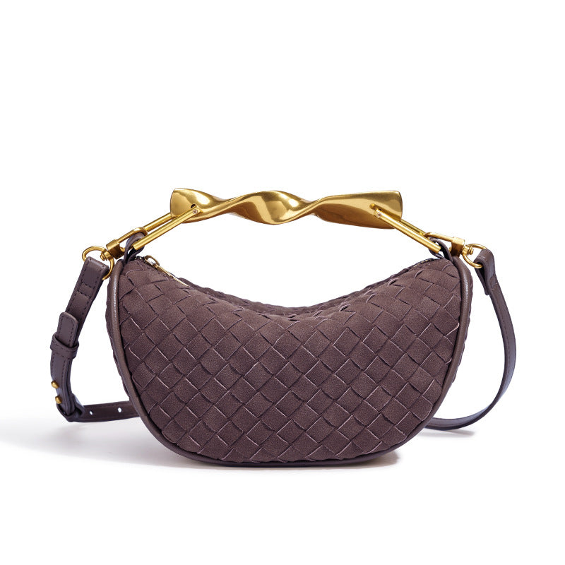 Skulptierte Griff Mini-Handtasche Brehn