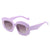 Zeitgenössische Chunky Rahmen Sonnenbrille Brehn