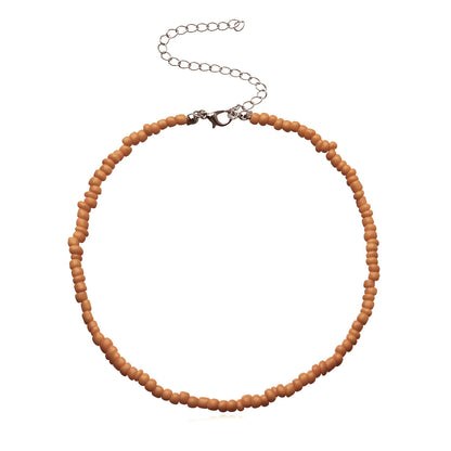 Buntes Perlen-Choker-Halsband Brehn